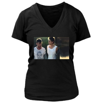 Jared Leto Women's Deep V-Neck TShirt