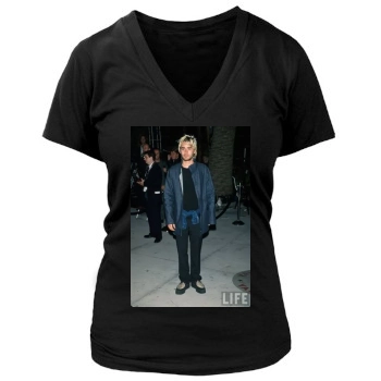 Jared Leto Women's Deep V-Neck TShirt