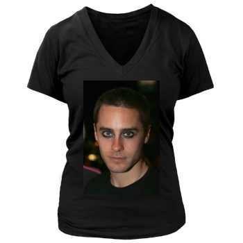 Jared Leto Women's Deep V-Neck TShirt