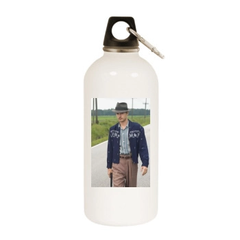 Jared Leto White Water Bottle With Carabiner