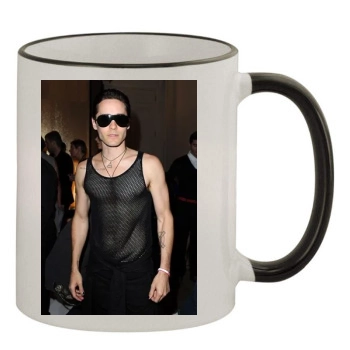 Jared Leto 11oz Colored Rim & Handle Mug