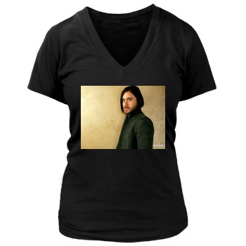 Jared Leto Women's Deep V-Neck TShirt