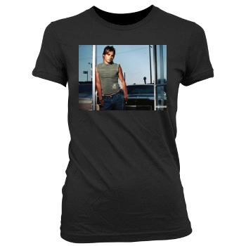 Jared Leto Women's Junior Cut Crewneck T-Shirt