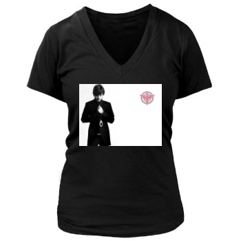 Jared Leto Women's Deep V-Neck TShirt