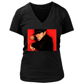 Jared Leto Women's Deep V-Neck TShirt