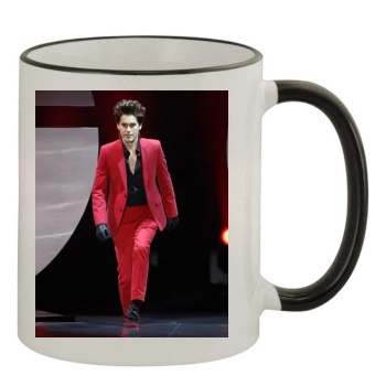 Jared Leto 11oz Colored Rim & Handle Mug