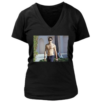 Jared Leto Women's Deep V-Neck TShirt