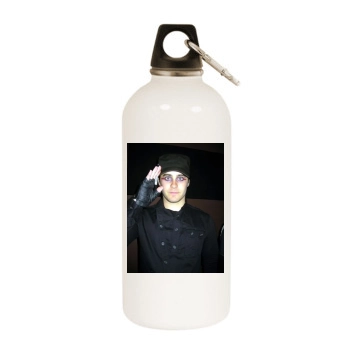 Jared Leto White Water Bottle With Carabiner