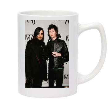 Jared Leto 14oz White Statesman Mug