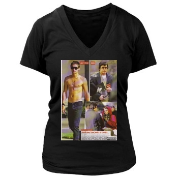 Jared Leto Women's Deep V-Neck TShirt