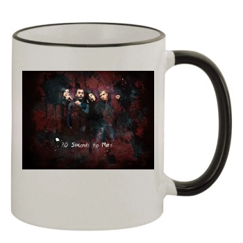 Jared Leto 11oz Colored Rim & Handle Mug