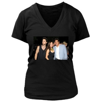 Jared Leto Women's Deep V-Neck TShirt