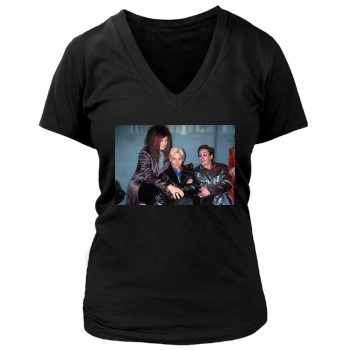 Jared Leto Women's Deep V-Neck TShirt