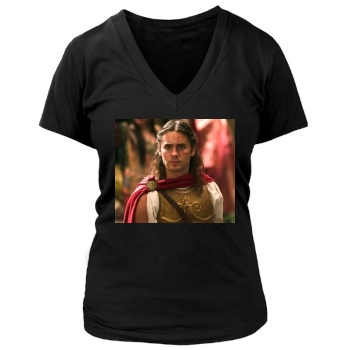 Jared Leto Women's Deep V-Neck TShirt