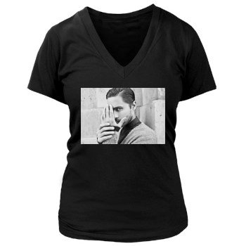 Jared Leto Women's Deep V-Neck TShirt