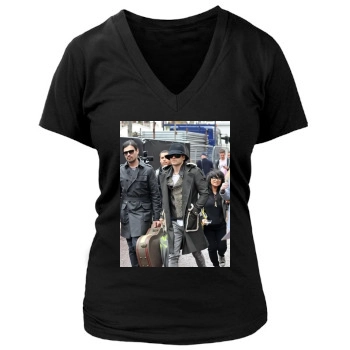 Jared Leto Women's Deep V-Neck TShirt