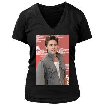 Jared Leto Women's Deep V-Neck TShirt