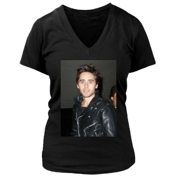 Jared Leto Women's Deep V-Neck TShirt