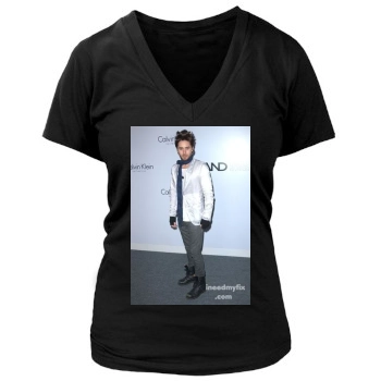 Jared Leto Women's Deep V-Neck TShirt