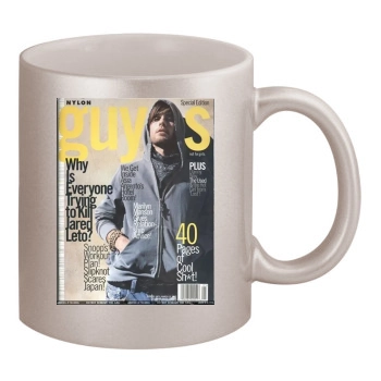 Jared Leto 11oz Metallic Silver Mug