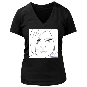 Jared Leto Women's Deep V-Neck TShirt