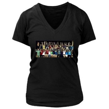 Jared Leto Women's Deep V-Neck TShirt