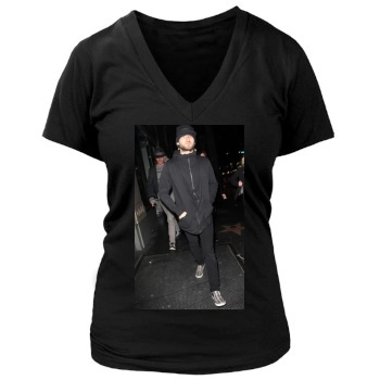 Jared Leto Women's Deep V-Neck TShirt