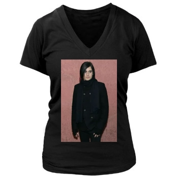 Jared Leto Women's Deep V-Neck TShirt