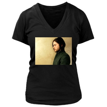 Jared Leto Women's Deep V-Neck TShirt