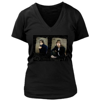 Jared Leto Women's Deep V-Neck TShirt