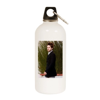 Jared Leto White Water Bottle With Carabiner