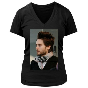 Jared Leto Women's Deep V-Neck TShirt