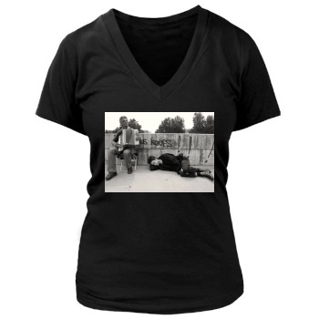 Jared Leto Women's Deep V-Neck TShirt