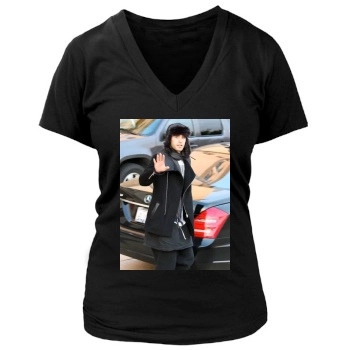 Jared Leto Women's Deep V-Neck TShirt