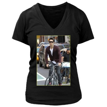 Jared Leto Women's Deep V-Neck TShirt