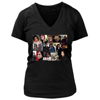 Jared Leto Women's Deep V-Neck TShirt