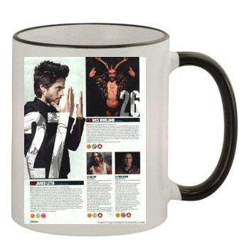 Jared Leto 11oz Colored Rim & Handle Mug