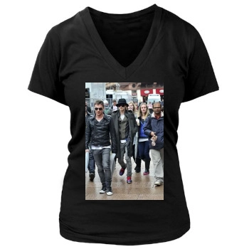 Jared Leto Women's Deep V-Neck TShirt