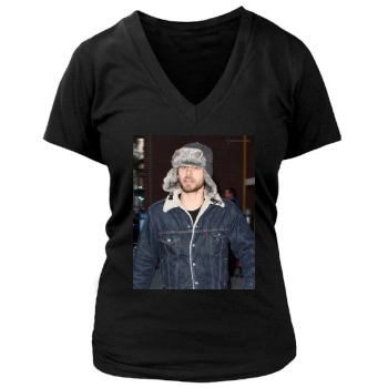 Jared Leto Women's Deep V-Neck TShirt