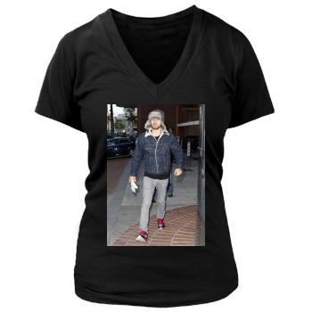 Jared Leto Women's Deep V-Neck TShirt