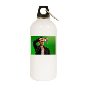 Jared Leto White Water Bottle With Carabiner