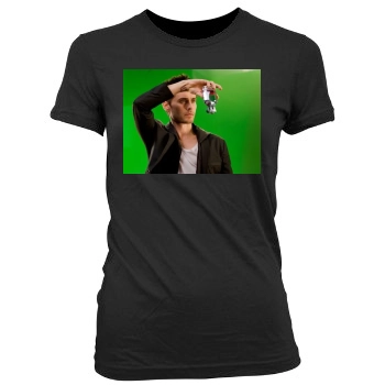 Jared Leto Women's Junior Cut Crewneck T-Shirt