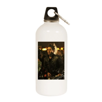 Jared Leto White Water Bottle With Carabiner