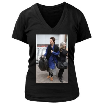 Jared Leto Women's Deep V-Neck TShirt