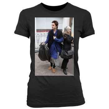 Jared Leto Women's Junior Cut Crewneck T-Shirt