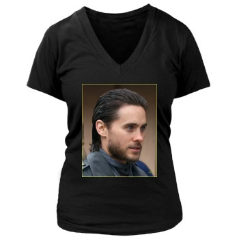 Jared Leto Women's Deep V-Neck TShirt