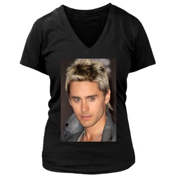 Jared Leto Women's Deep V-Neck TShirt