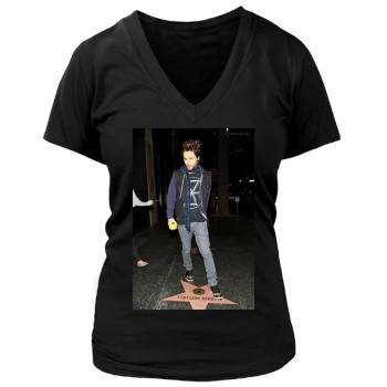 Jared Leto Women's Deep V-Neck TShirt