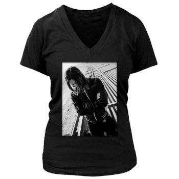 Jared Leto Women's Deep V-Neck TShirt