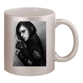 Jared Leto 11oz Metallic Silver Mug